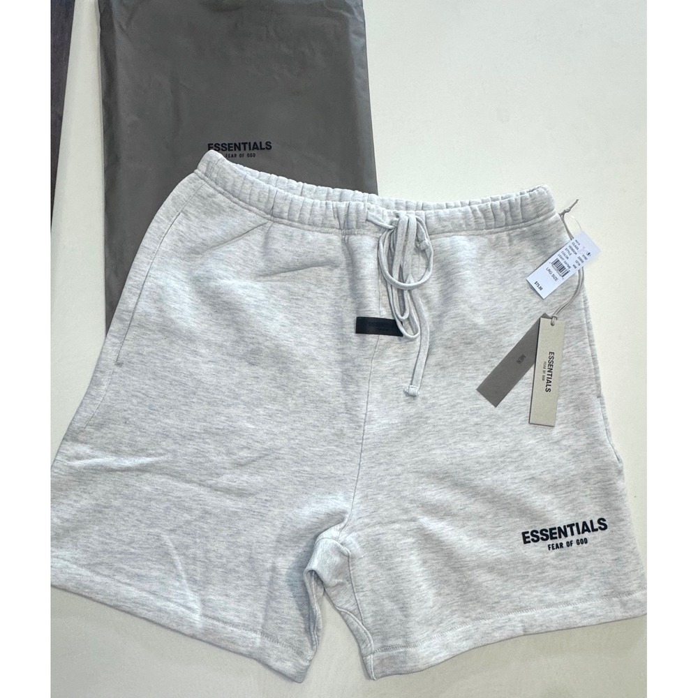 Essentials Fear Of God Light Oatmeal Sweat Shorts S NWT